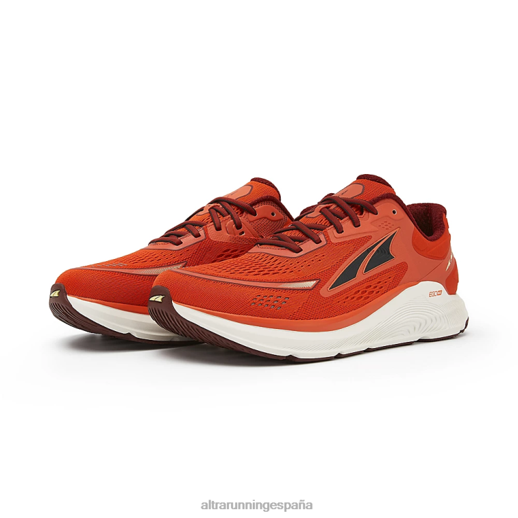 Altra paradigma 6 P4ZZ288 zapatos de carretera naranja hombres