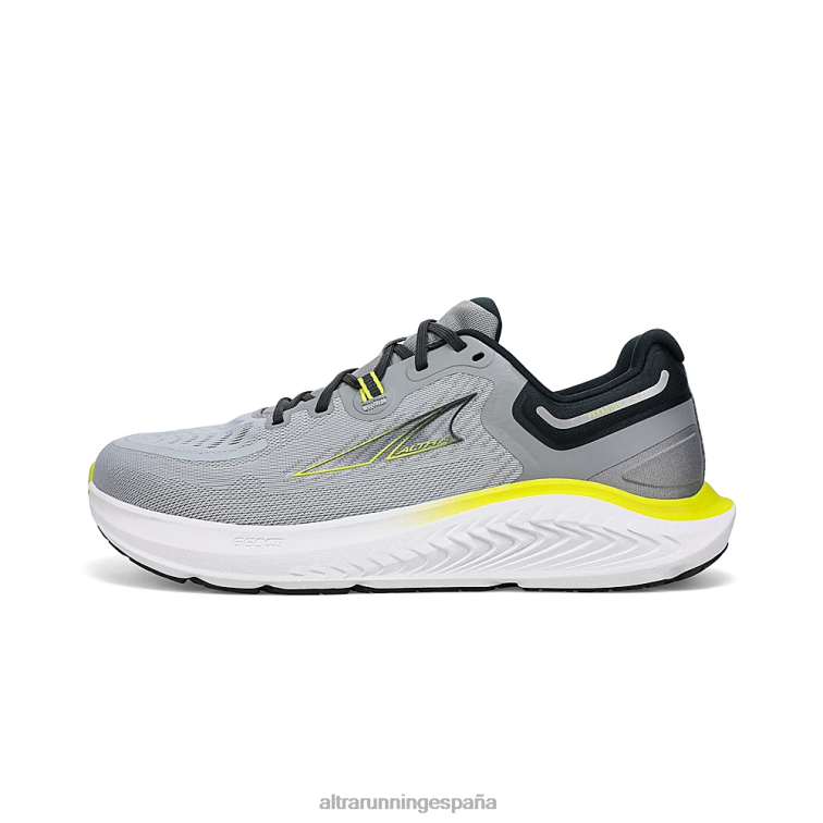 Altra paradigma 7 P4ZZ244 zapatos de carretera gris/lima hombres