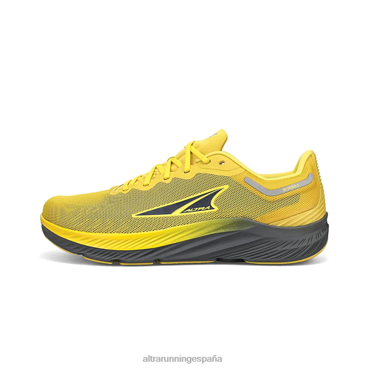 Altra rivera 3 P4ZZ267 zapatos de carretera gris/amarillo hombres