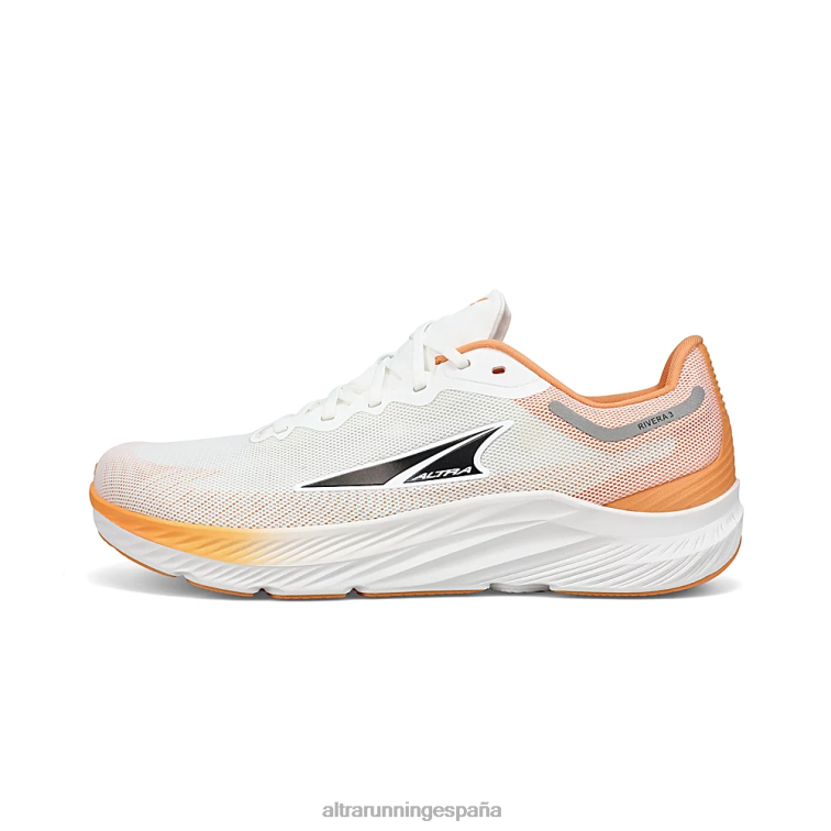 Altra rivera 3 P4ZZ270 zapatos de carretera blanco/naranja hombres