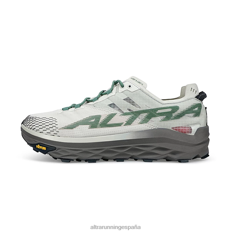 Altra Mont Blanc P4ZZ212 zapatos de pista Verde Gris hombres