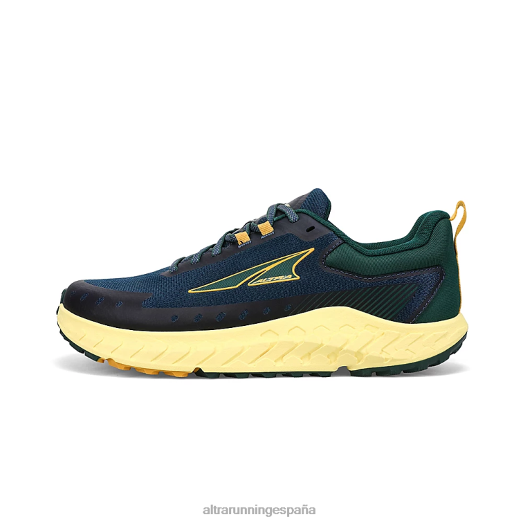 Altra carretera 2 P4ZZ187 zapatos de pista azul amarillo hombres