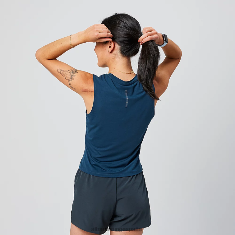 Altra camiseta de tirantes P4ZZ117 tapas Armada mujer