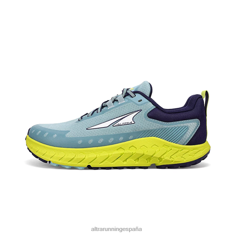 Altra carretera 2 P4ZZ1 zapatos de pista azul verde mujer