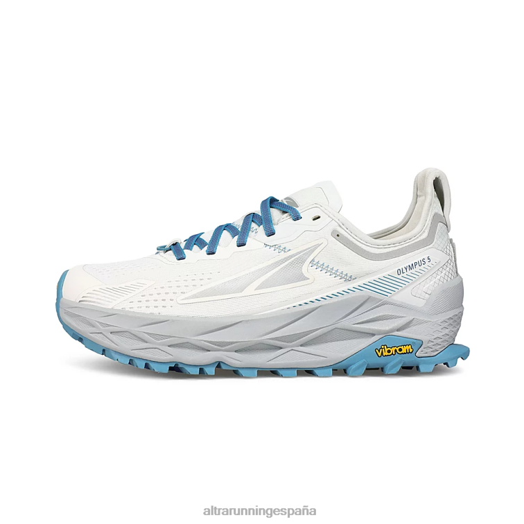 Altra olimpo 5 P4ZZ11 zapatos de pista blanco azul mujer