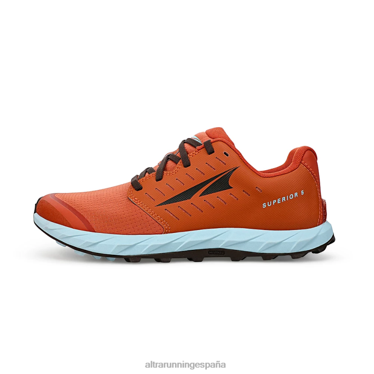 Altra superior 5 P4ZZ53 zapatos de pista rojo mujer